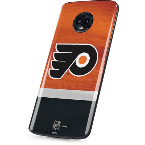 NHL Philadelphia Flyers Alternate Jersey Moto G6 Skin