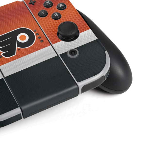 NHL Philadelphia Flyers Alternate Jersey Nintendo Switch OLED (2021) Skin
