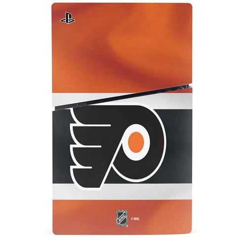 NHL Philadelphia Flyers Alternate Jersey PS5 Slim Disk Console Skin