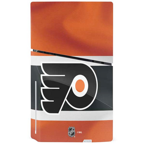 NHL Philadelphia Flyers Alternate Jersey PS5 Slim Disk Console Skin
