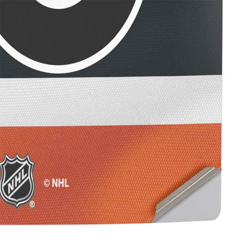 NHL Philadelphia Flyers Alternate Jersey PS5 Slim Disk Console Skin