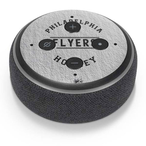 NHL Philadelphia Flyers Black Text Amazon Echo Dot Skin