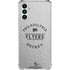 NHL Philadelphia Flyers Black Text Galaxy A13 5G Clear Case