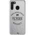 NHL Philadelphia Flyers Black Text Galaxy A21 Clear Case
