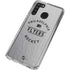NHL Philadelphia Flyers Black Text Galaxy A21 Clear Case