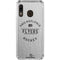 NHL Philadelphia Flyers Black Text Galaxy A30 Clear Case