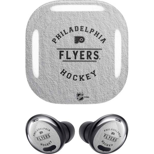 NHL Philadelphia Flyers Black Text Galaxy Buds Pro Skin