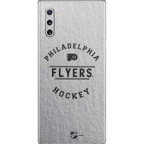 NHL Philadelphia Flyers Black Text Galaxy Note 10 Skin