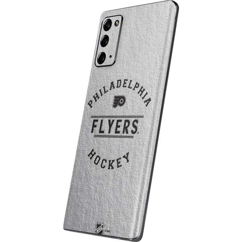 NHL Philadelphia Flyers Black Text Galaxy Note20 5G Skin