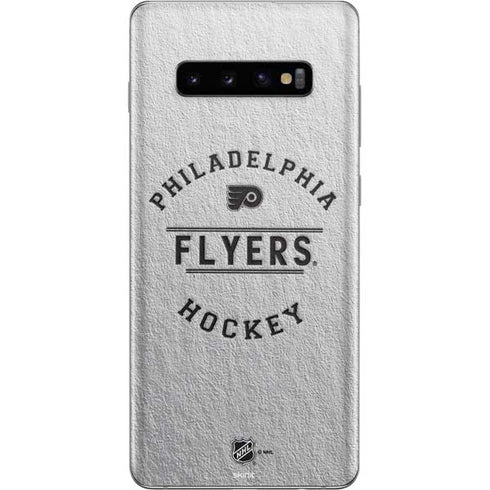 NHL Philadelphia Flyers Black Text Galaxy S10 Plus Skin