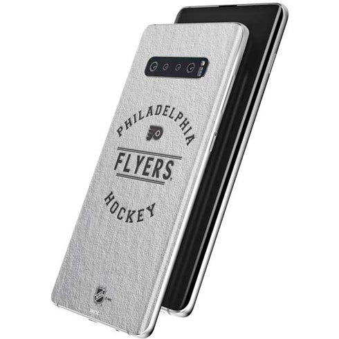 NHL Philadelphia Flyers Black Text Galaxy S10 Plus Skin