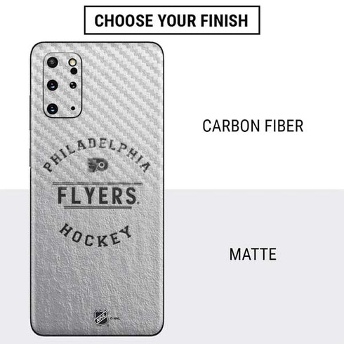 NHL Philadelphia Flyers Black Text Galaxy S20 Plus Skin