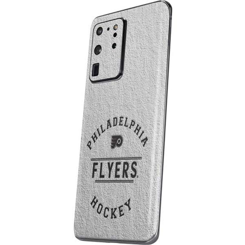 NHL Philadelphia Flyers Black Text Galaxy S20 Ultra 5G Skin