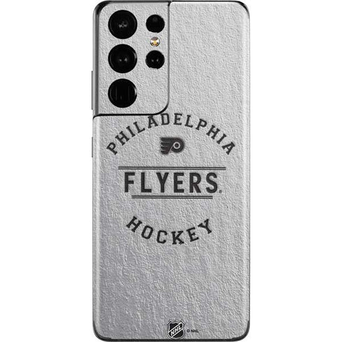 NHL Philadelphia Flyers Black Text Galaxy S21 Ultra 5G Skin