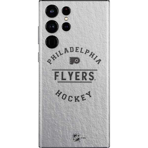 NHL Philadelphia Flyers Black Text Galaxy S22 Ultra Skin