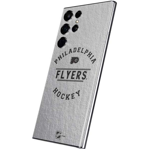 NHL Philadelphia Flyers Black Text Galaxy S22 Ultra Skin