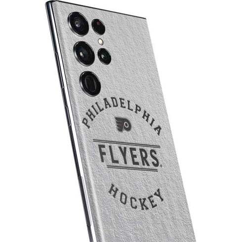 NHL Philadelphia Flyers Black Text Galaxy S22 Ultra Skin