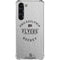 NHL Philadelphia Flyers Black Text Galaxy S23 Plus Clear Case