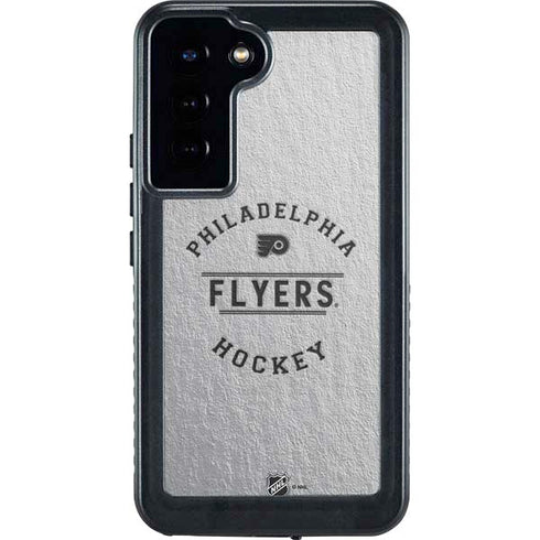 NHL Philadelphia Flyers Black Text Galaxy S23 Plus Waterproof Case