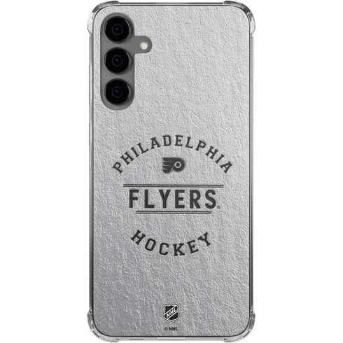 NHL Philadelphia Flyers Black Text Galaxy S24 Plus Clear Case
