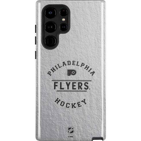 NHL Philadelphia Flyers Black Text Galaxy S24 Ultra Impact Case