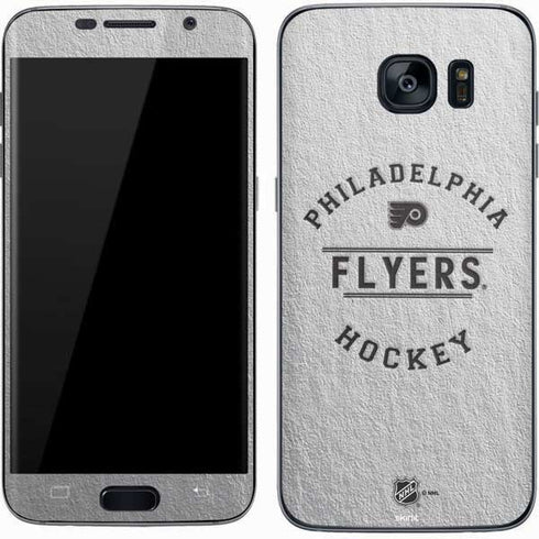 NHL Philadelphia Flyers Black Text Galaxy S7 Skin