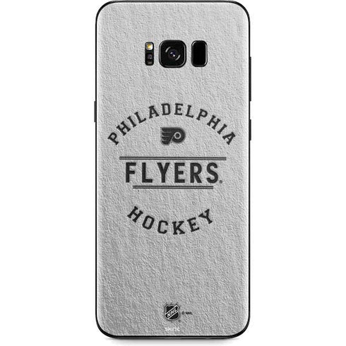 NHL Philadelphia Flyers Black Text Galaxy S8 Plus Skin