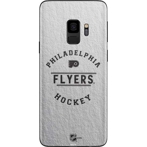 NHL Philadelphia Flyers Black Text Galaxy S9 Skin