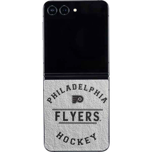 NHL Philadelphia Flyers Black Text Galaxy Z Flip5 5G Skin