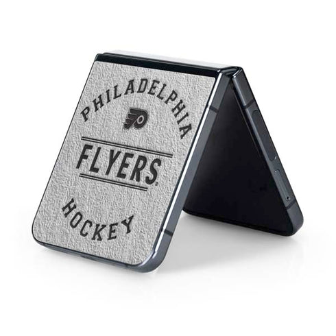 NHL Philadelphia Flyers Black Text Galaxy Z Flip5 5G Skin