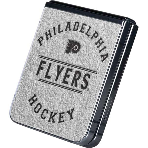 NHL Philadelphia Flyers Black Text Galaxy Z Flip5 5G Skin