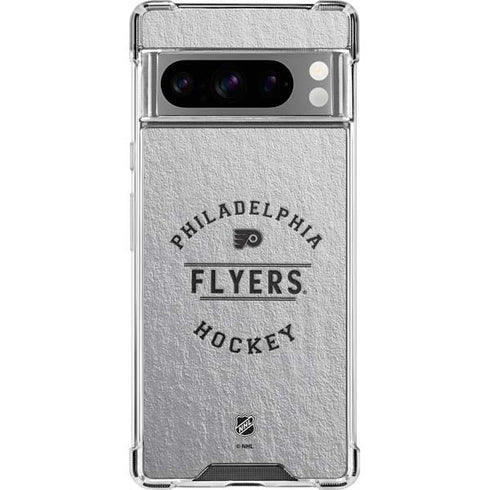 NHL Philadelphia Flyers Black Text Google Pixel 8 Pro Clear Case