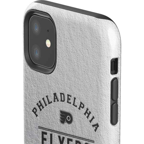 NHL Philadelphia Flyers Black Text iPhone 11 Impact Case