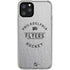 NHL Philadelphia Flyers Black Text iPhone 11 Pro Clear Case