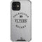 NHL Philadelphia Flyers Black Text iPhone 12 Mini Clear Case