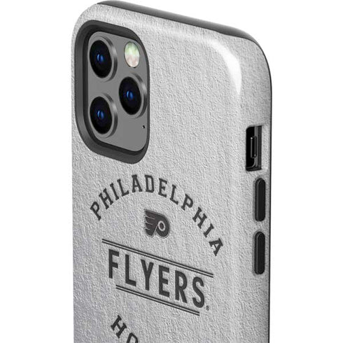 NHL Philadelphia Flyers Black Text iPhone 12 Pro Impact Case