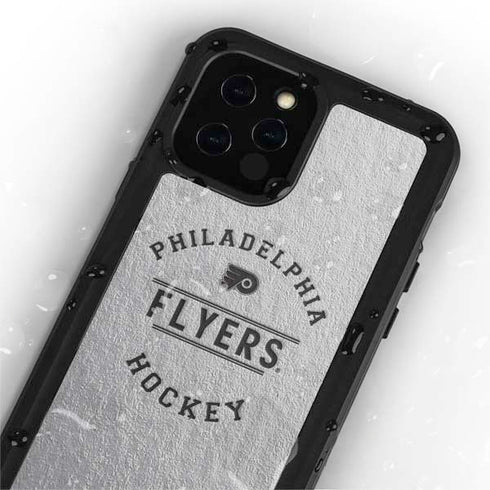 NHL Philadelphia Flyers Black Text iPhone 12 Pro Waterproof Case