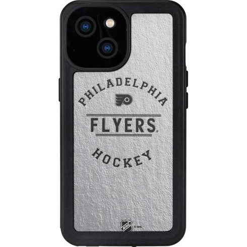 NHL Philadelphia Flyers Black Text iPhone 13 Mini Waterproof Case