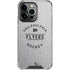 NHL Philadelphia Flyers Black Text iPhone 13 Pro Clear Case