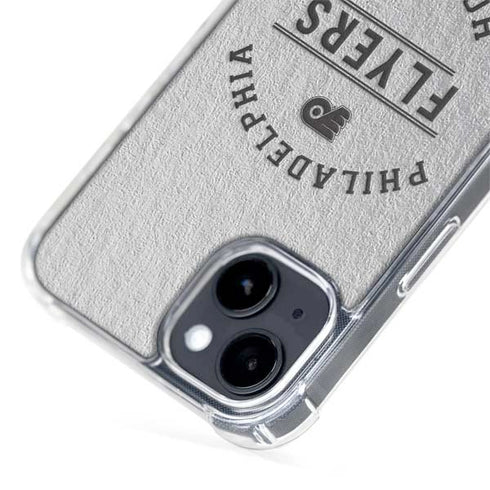 NHL Philadelphia Flyers Black Text iPhone 15 Plus MagSafe Case