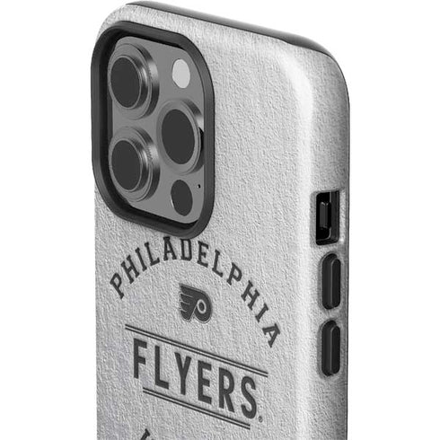 NHL Philadelphia Flyers Black Text iPhone 15 Pro Impact Case