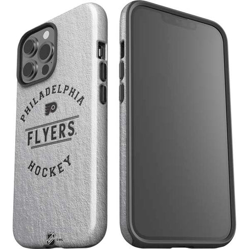 NHL Philadelphia Flyers Black Text iPhone 15 Pro Max Impact Case