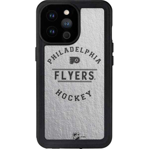 NHL Philadelphia Flyers Black Text iPhone 14 Pro Max Waterproof Case