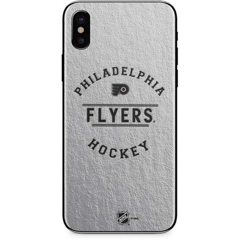 NHL Philadelphia Flyers Black Text iPhone XS Skin