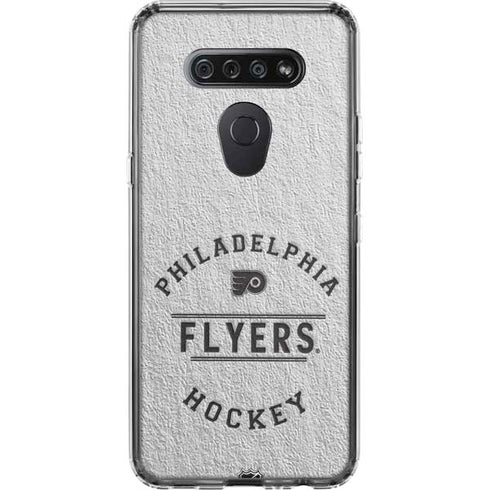 NHL Philadelphia Flyers Black Text LG K51/Q51 Clear Case