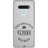 NHL Philadelphia Flyers Black Text LG Stylo 6 Clear Case