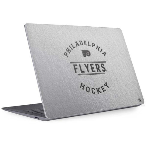 NHL Philadelphia Flyers Black Text Surface Laptop 3 13.5in Skin