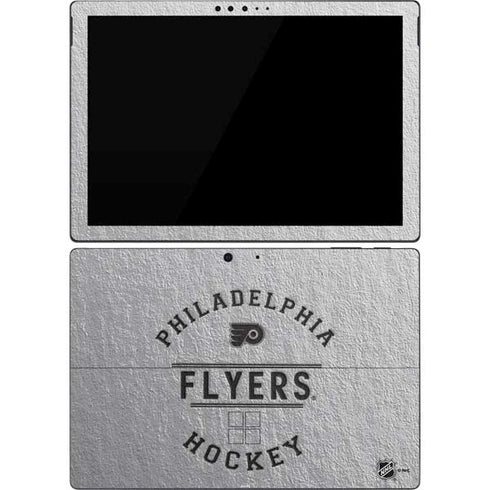 NHL Philadelphia Flyers Black Text Surface Pro 7 Skin