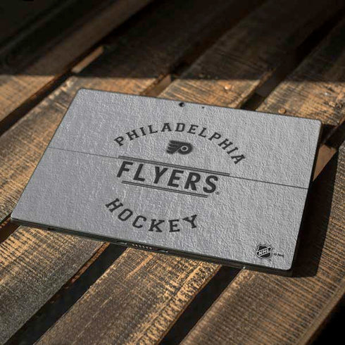 NHL Philadelphia Flyers Black Text Surface Pro 7 Skin