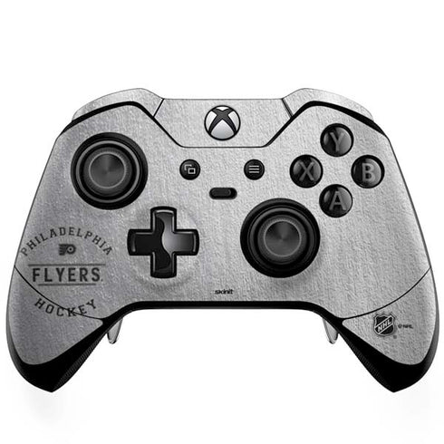 NHL Philadelphia Flyers Black Text Xbox One Elite Controller Skin